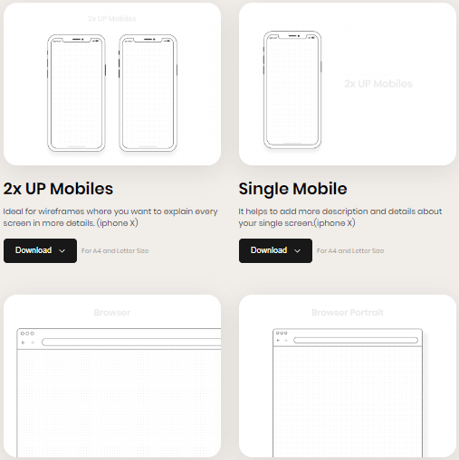 Download Printable Templates for Mockup Free for Commercial Use