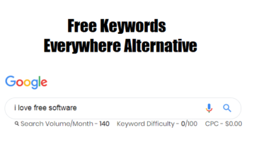 Free Keywords Everywhere alternative to see Volume, CPC in Google Search