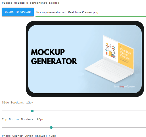 Free Mockup Generator with Real Time Preview