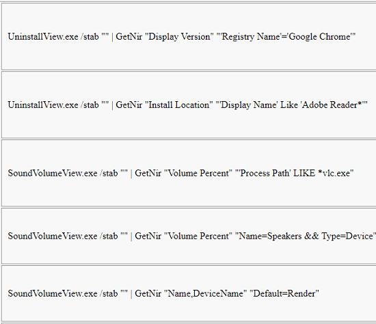 Free Nirsoft Utility to Read CSV, TSV Data from Output of CLI tools