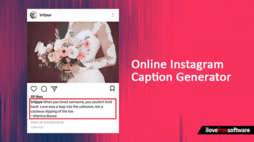 Online Instagram Caption Generator