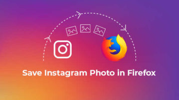 Save Instagram Photo in Firefox