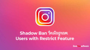 Shadow Ban Instagram Users with Restrict Feature