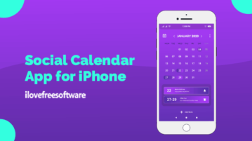 Social Calendar App for iPhone
