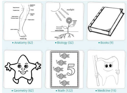 download printable educational coloring pages