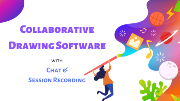 Free Collaborative Drawing Software with Chat, Session Recording