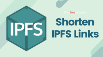 Free Link Shortening Service for IPFS Files