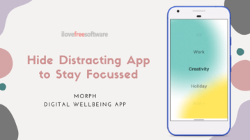 Hide Distracting Apps to Stay Focused with Morph Digital Wellbeing App