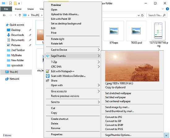 preview any image file format 