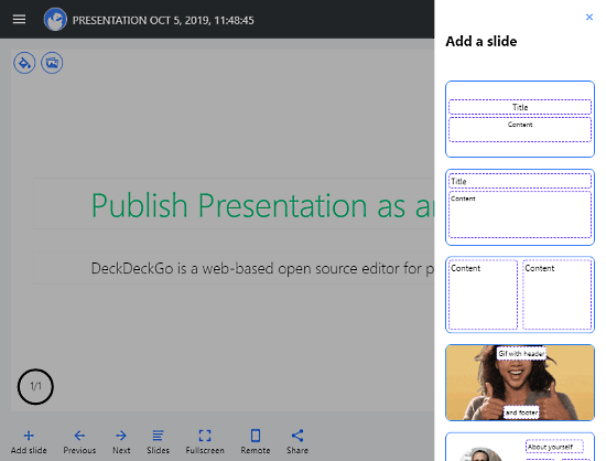 convert presentation to standalone app