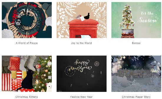 send personalized Christmas ecards