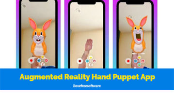 Augmented Reality Hand Puppet App