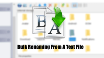 Bulk Rename Files Using Text File with this Free File Renamer