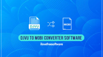 DJVU to MOBI converter software