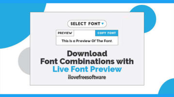 Download Font Combinations with Live Font Preview