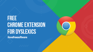 Free Chrome extension for Dyslexics