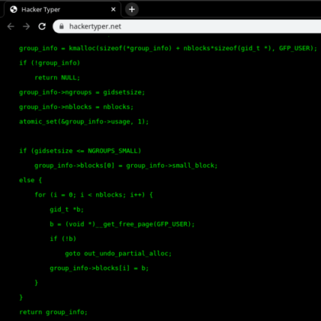 Hackertyper net