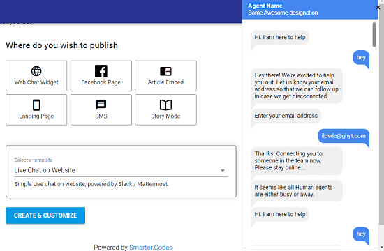 Hybrid Chat Dashboard