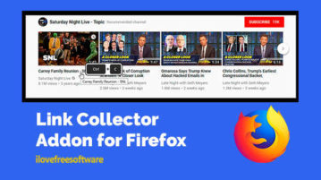 Link Collector Addon for Firefox