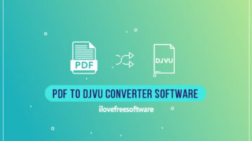 PDF to DJVU Converter Software