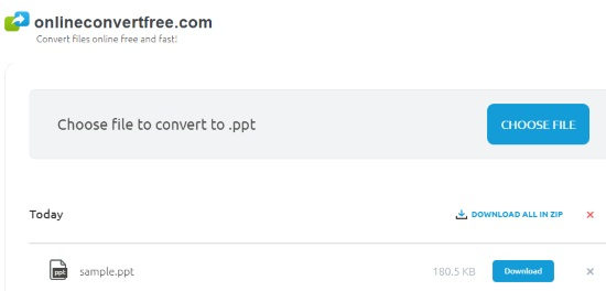 convert PPS to PPT online