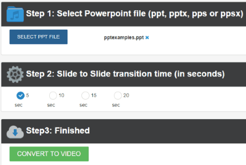 convert PowerPoint to MP4 online