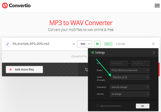 online mono to stereo converter