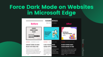 How to Force Dark Mode on Websites in Microsoft Edge?