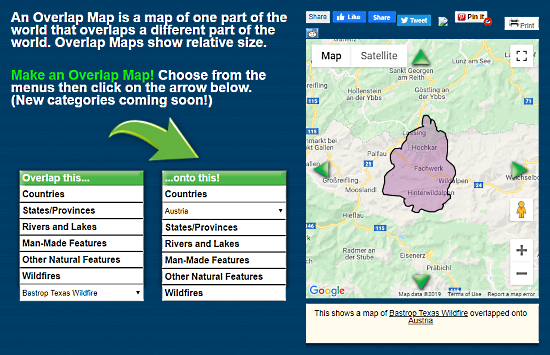 visually compare maps