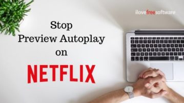 How to Stop Autoplay Previews in Netflix on Mouse Hover?