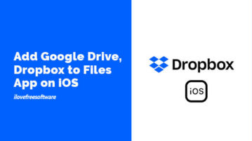 Add Google Drive, Dropbox to Files App on iOS