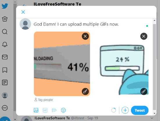 Add Multiple GIFs to a Tweet on Twitter