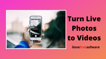 Convert Live Photos to Video in iOS