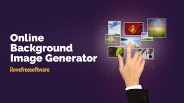 Online Background Image Generator