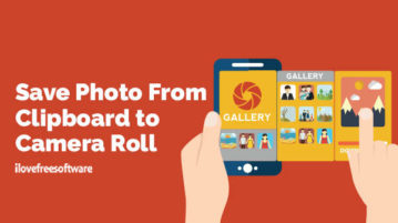 Save Photo From Clipboard to Camera Roll
