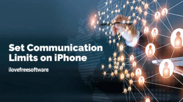Set Communication Limits on iPhone