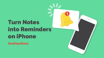 Turn Notes into Reminders on iPhone