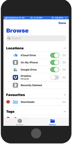 add Google Drive and Dropbox to Files app on iPhone
