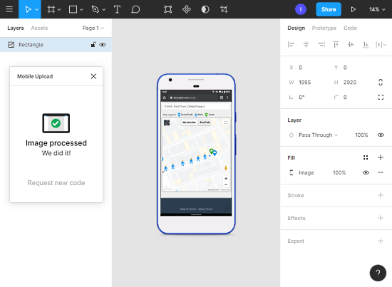 import photos from phone to figma