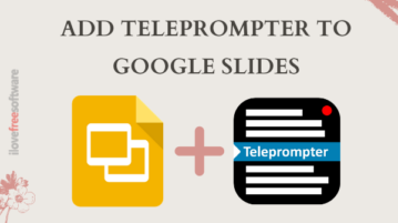 How to Add Teleprompter in Google Slides?
