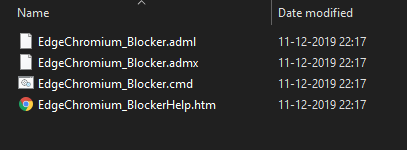 block edge chromium installation on windows 10