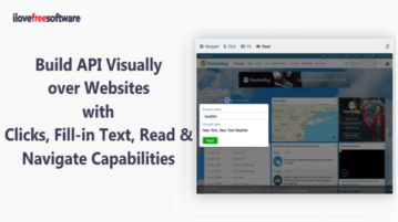 Build API for Any Website Visually with Clicks, Fill-in Text Capabilities