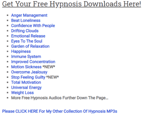 download free hypnosis