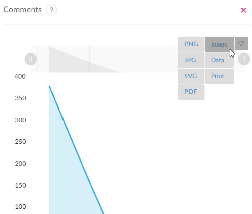 export the report manually