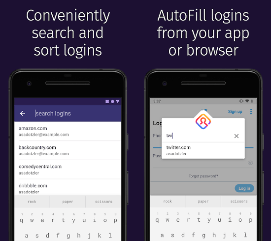 firefox lockwise password manager for Android, iOS