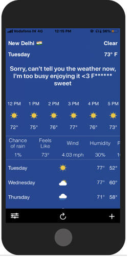 funny weather apps for iPhone