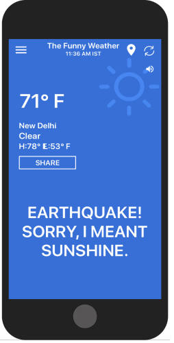 funny weather apps for iPhone