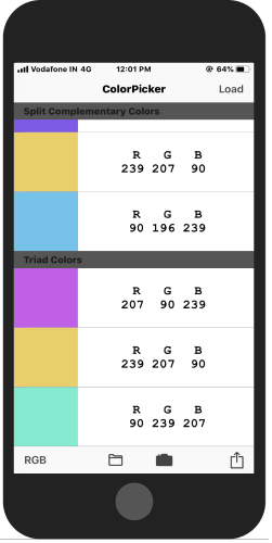 get color combinations with this color picker app