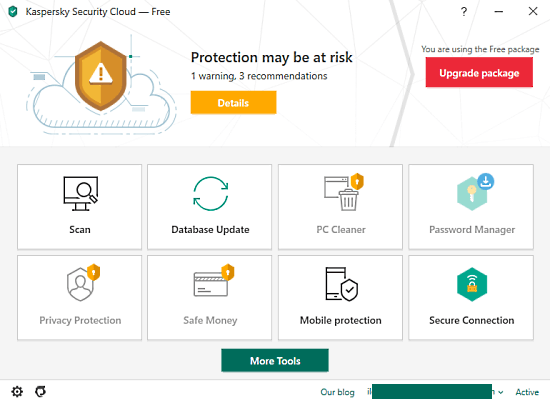 Kaspersky Security Cloud Free with Antivirus, VPN, Password Manager