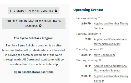 practice math from various websites